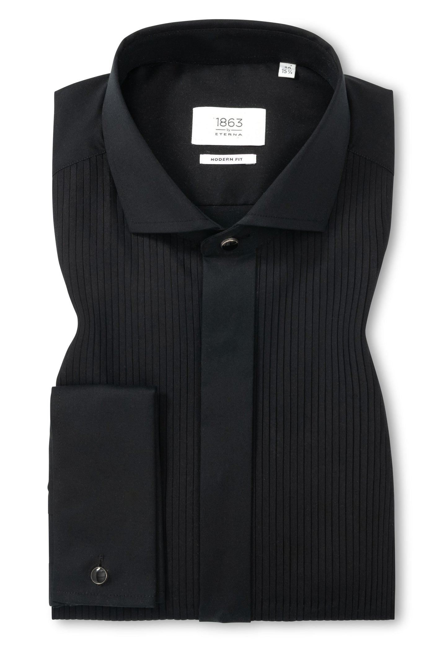 Formal Luxury Shirt w/Pleated Front Modern Fit