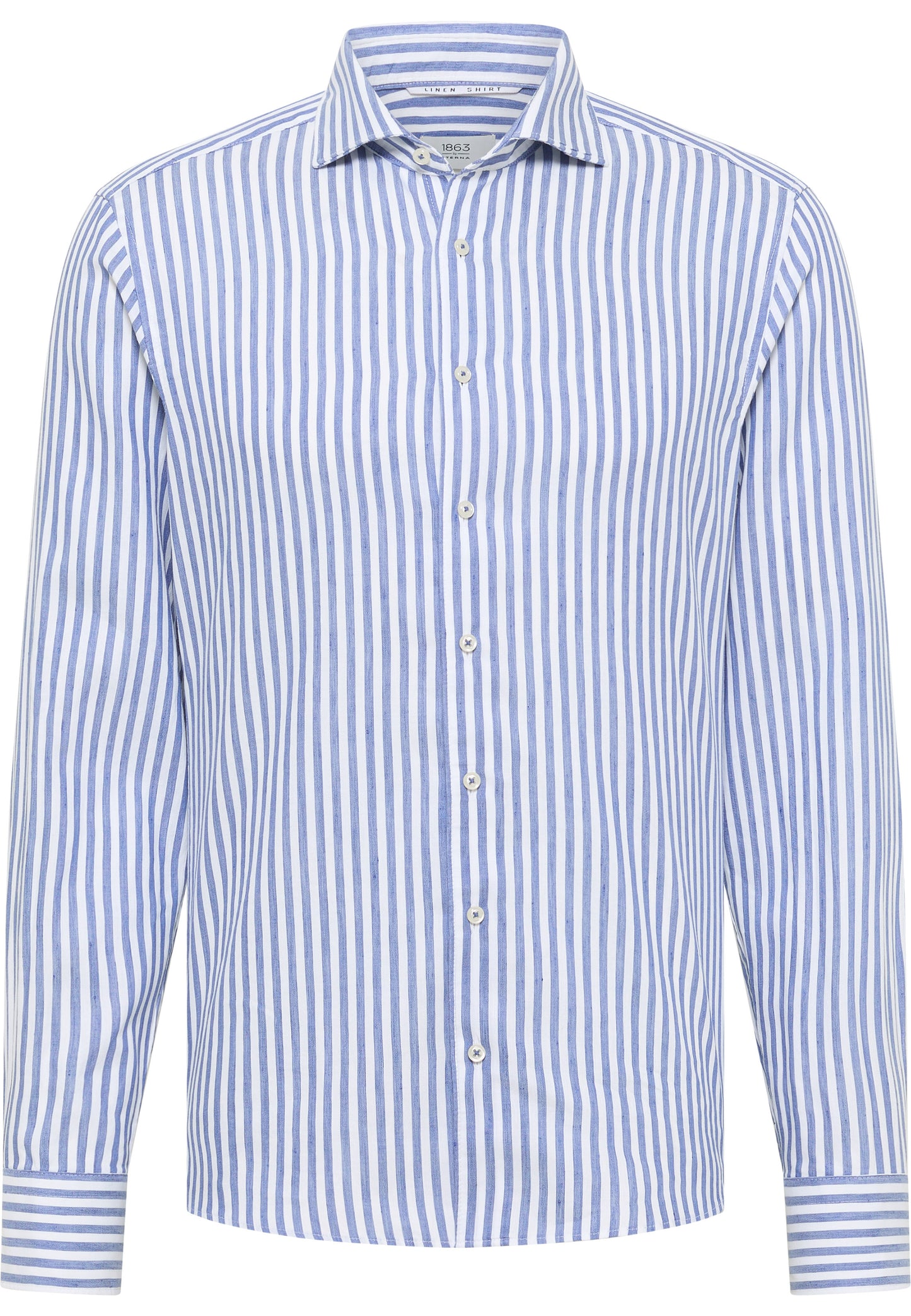 Soft Tailoring Striped Cotton/Linen Slim Fit