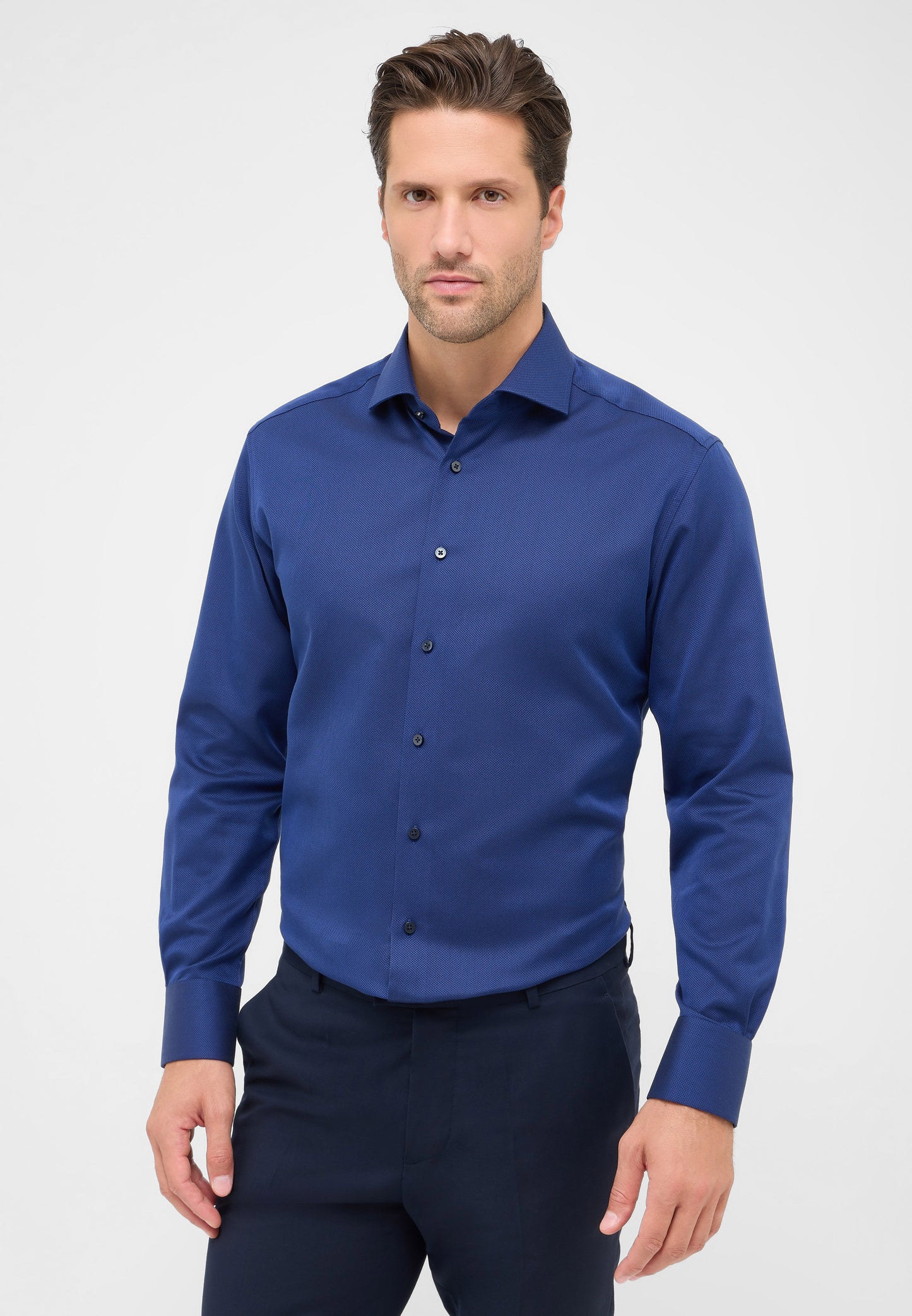 Jewel-Tone Twill Modern Fit
