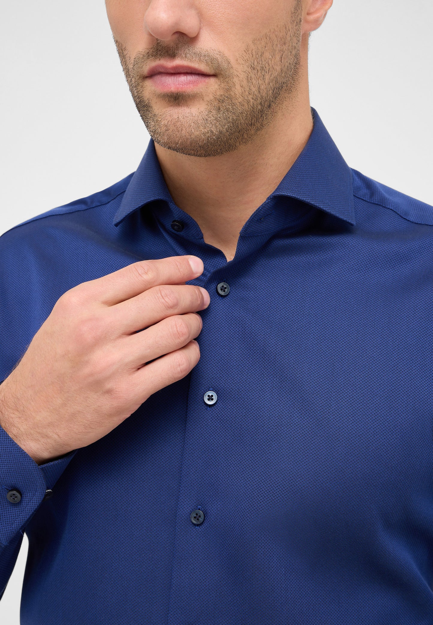 Jewel-Tone Twill Modern Fit