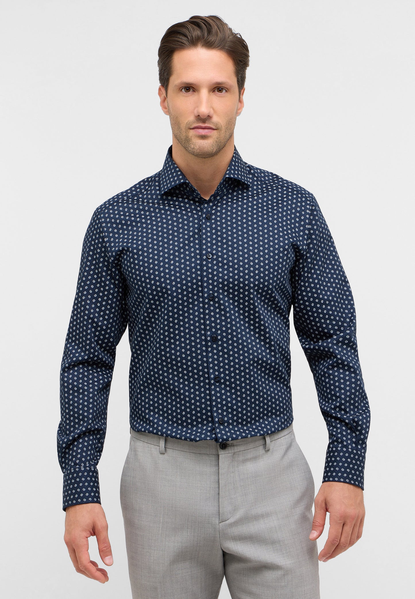 Paisley Micro Print Modern Fit