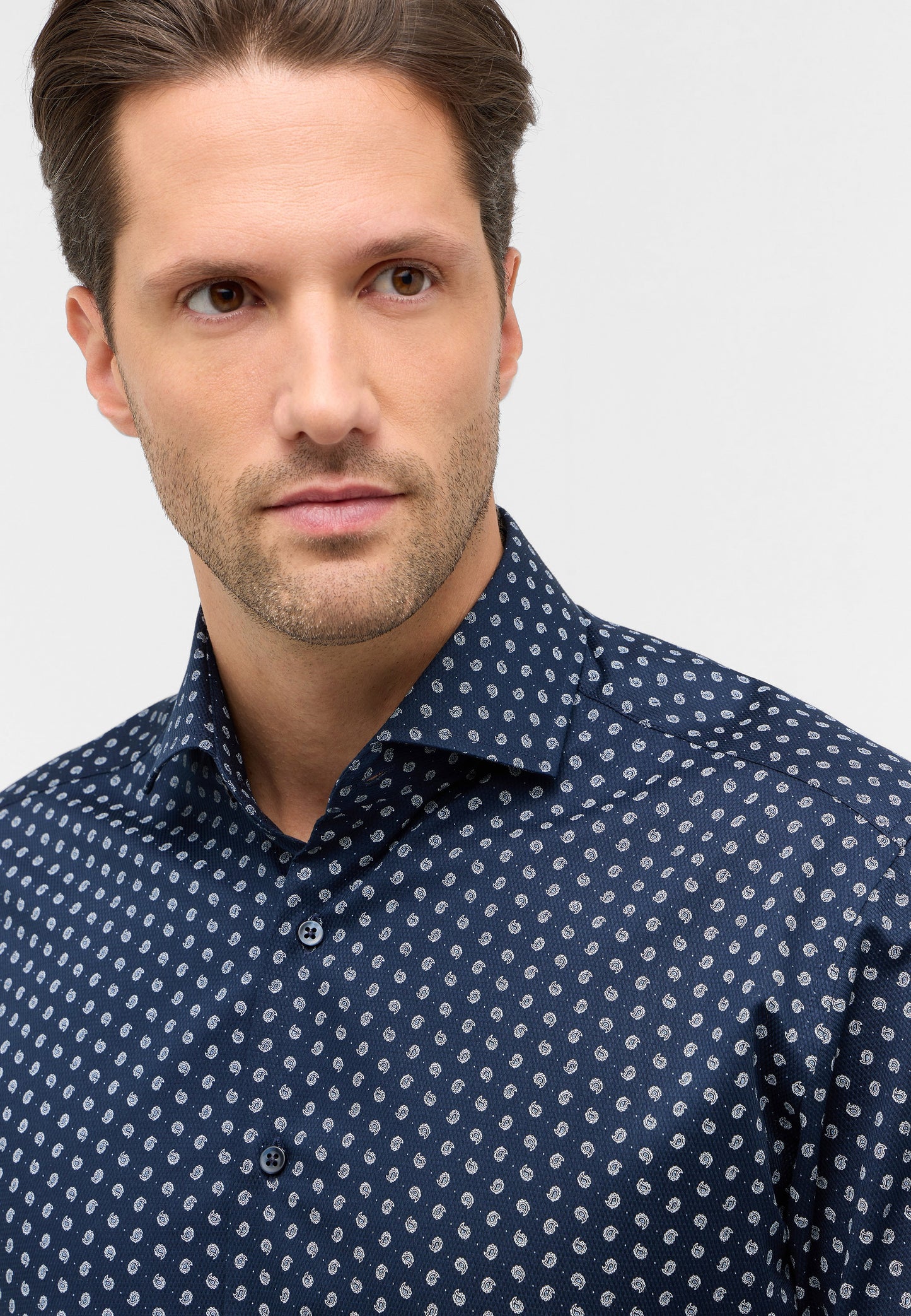 Paisley Micro Print Modern Fit