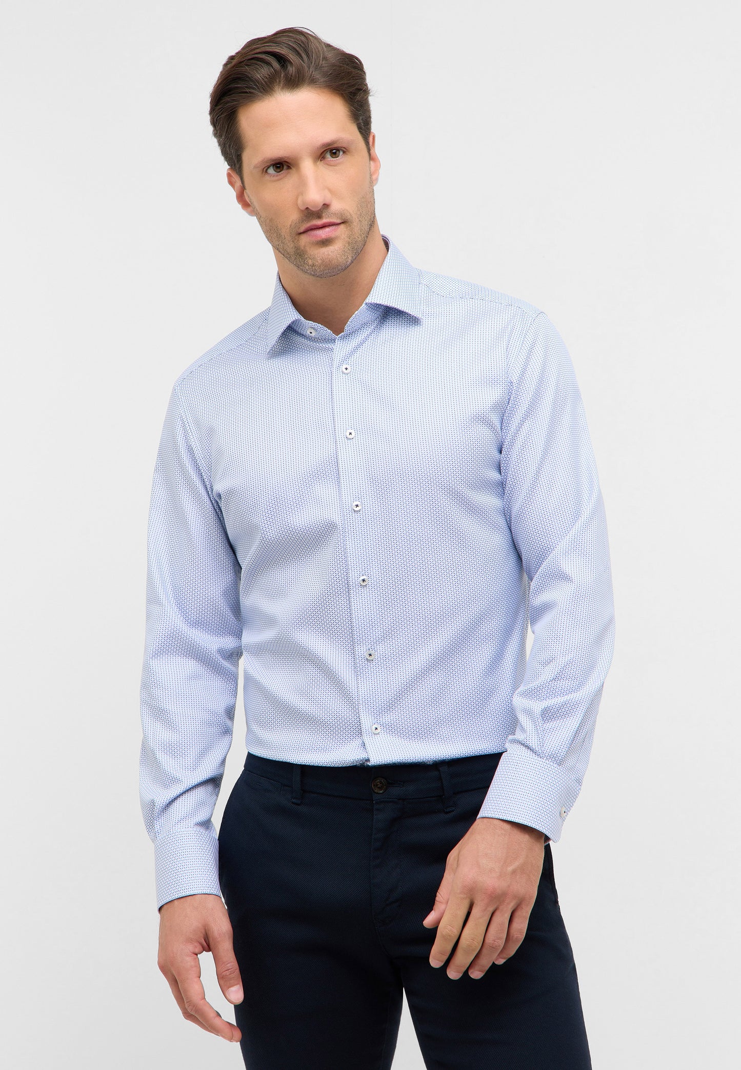 Structured Twill Modern Fit w/Tonal Pattern