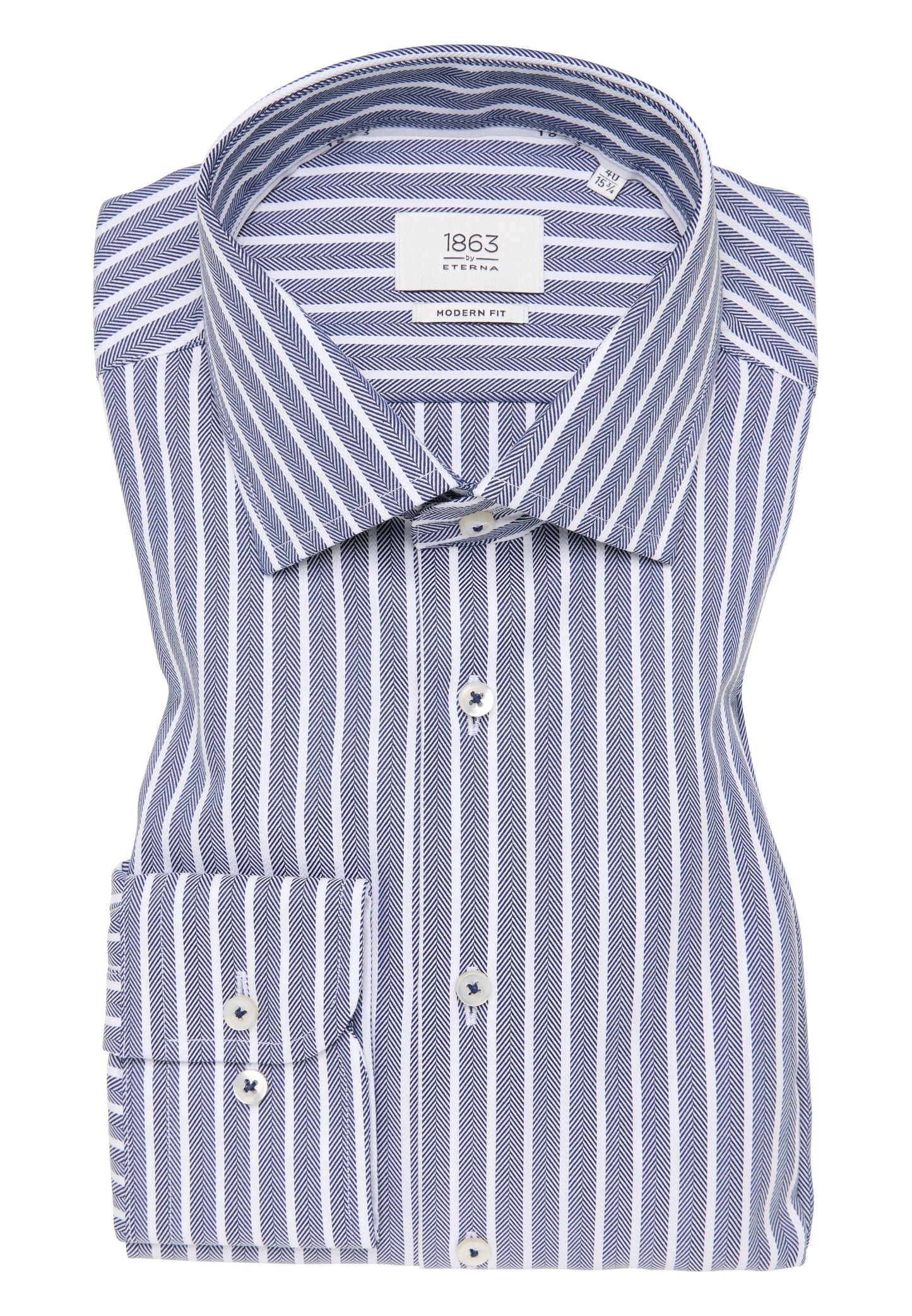 Herringbone Stripe Modern Fit