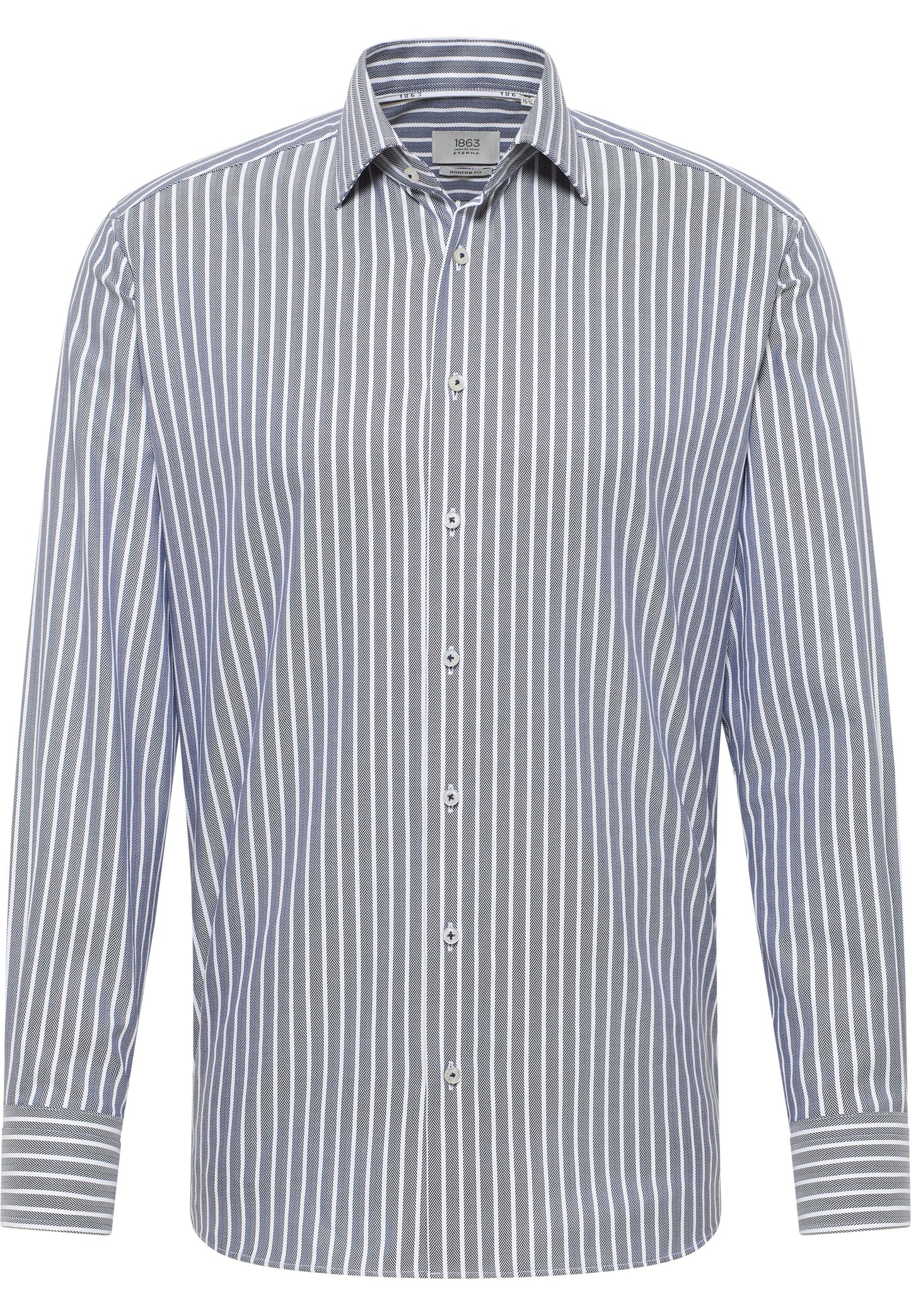 Herringbone Stripe Modern Fit