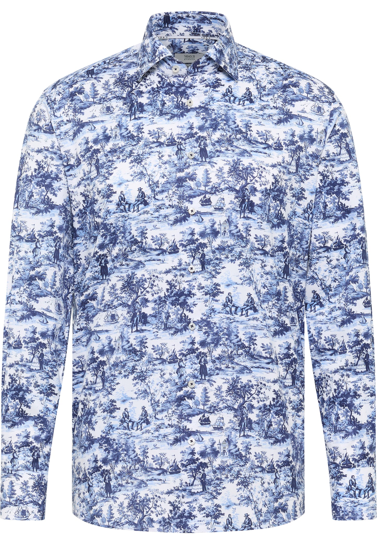 Printed Toile Modern Fit