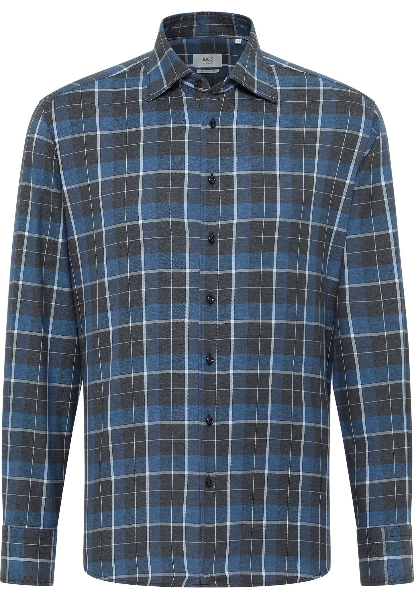 Soft Tailoring Plaid Twill Modern Fit