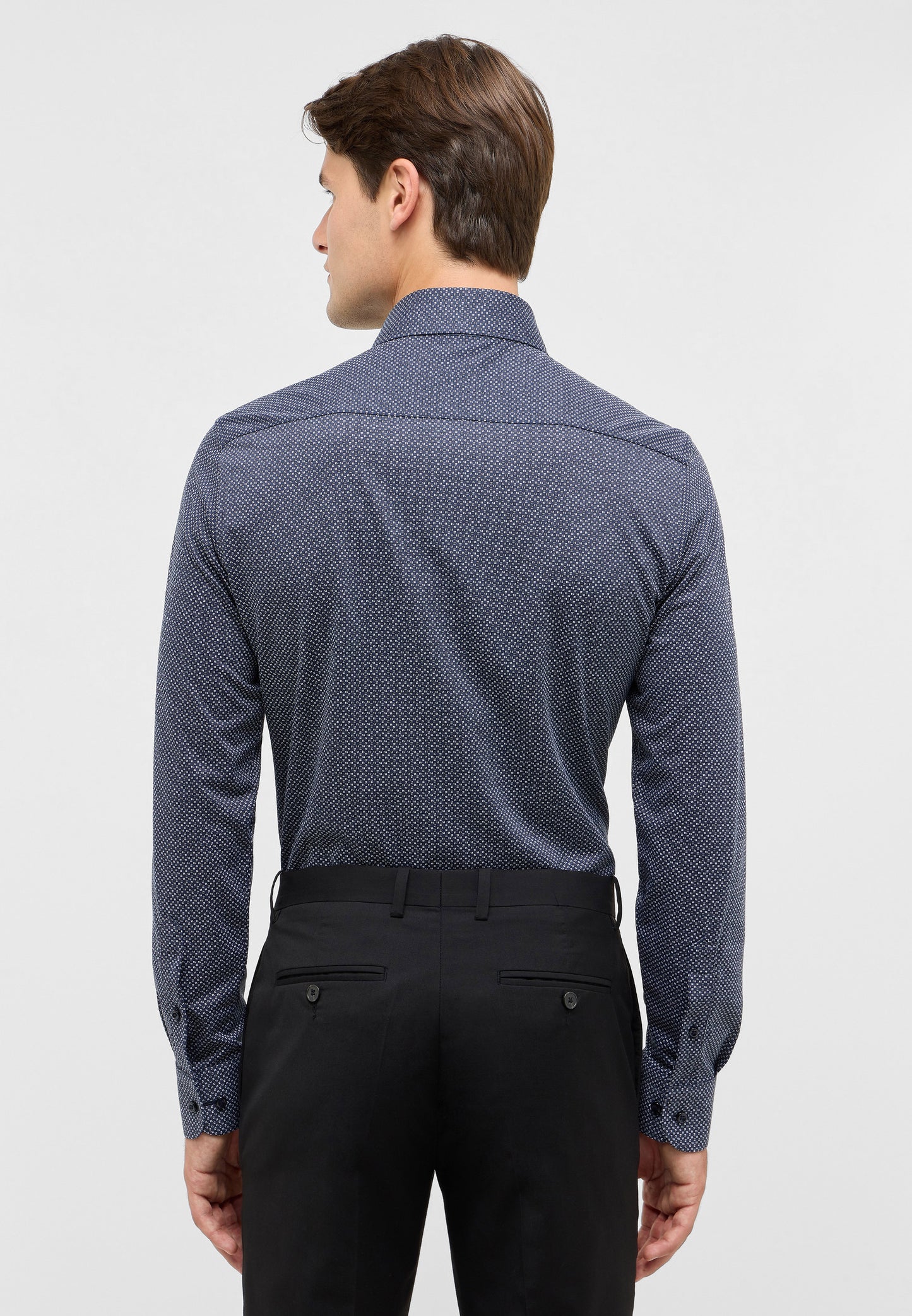 Japanese Knit Print Slim Fit