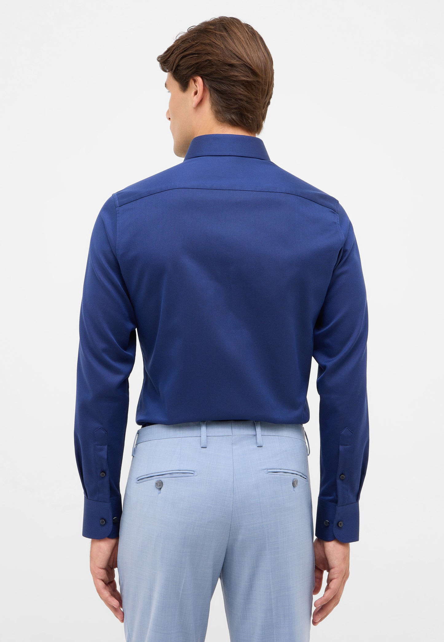 Jewel-Tone Twill Slim Fit