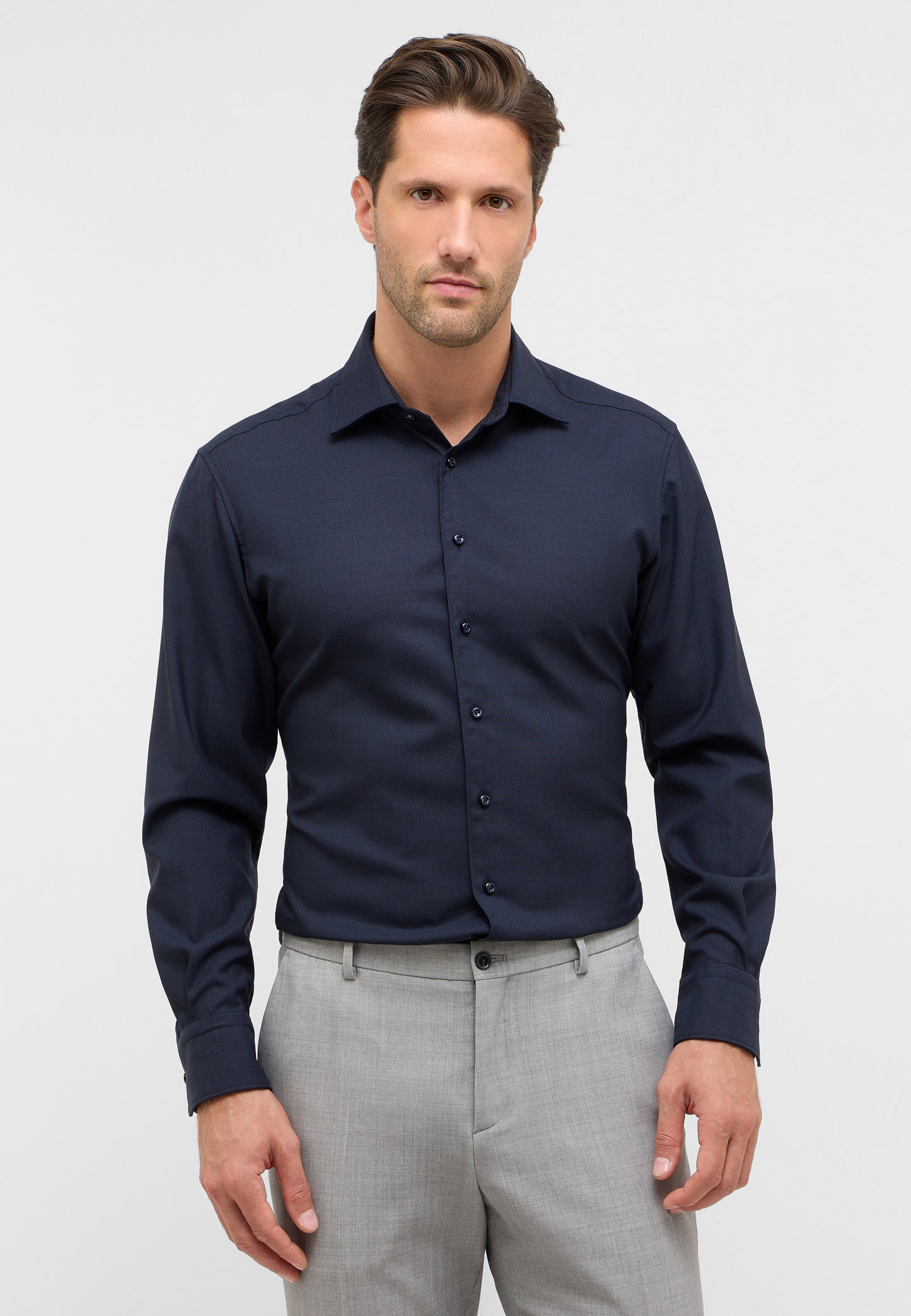 Merino Wool Solid Modern Fit