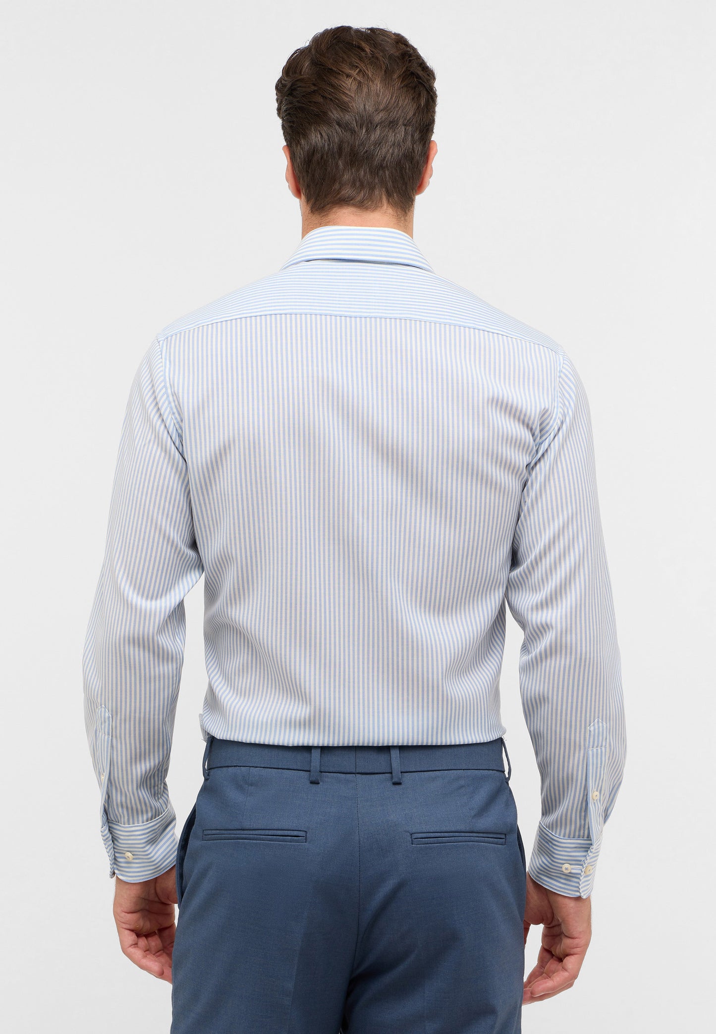 Merino Wool Stripe Modern Fit