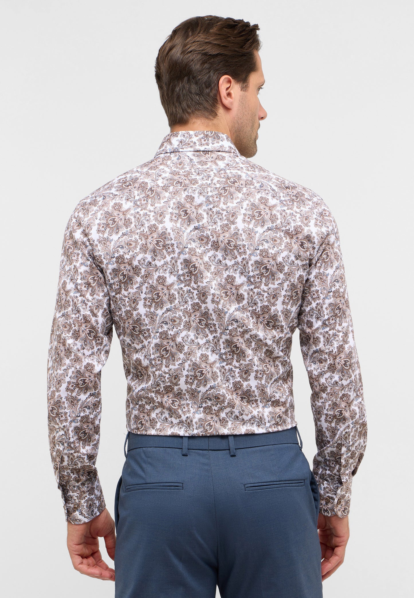 Paisley Print Dobby Modern Fit