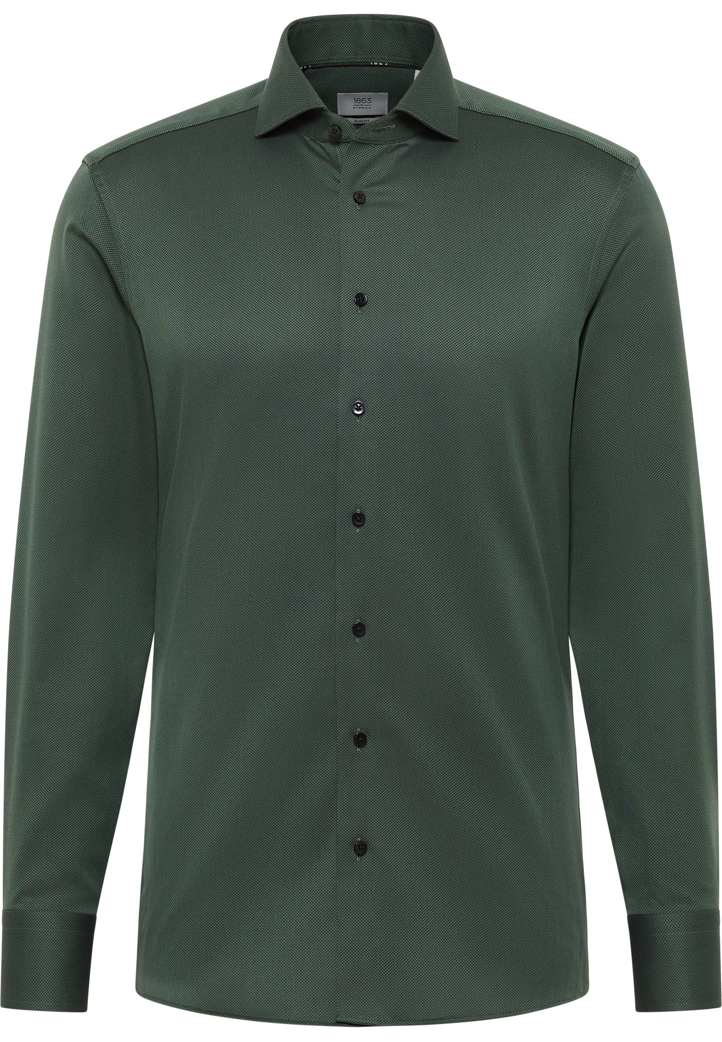 Jewel-Tone Twill Slim Fit