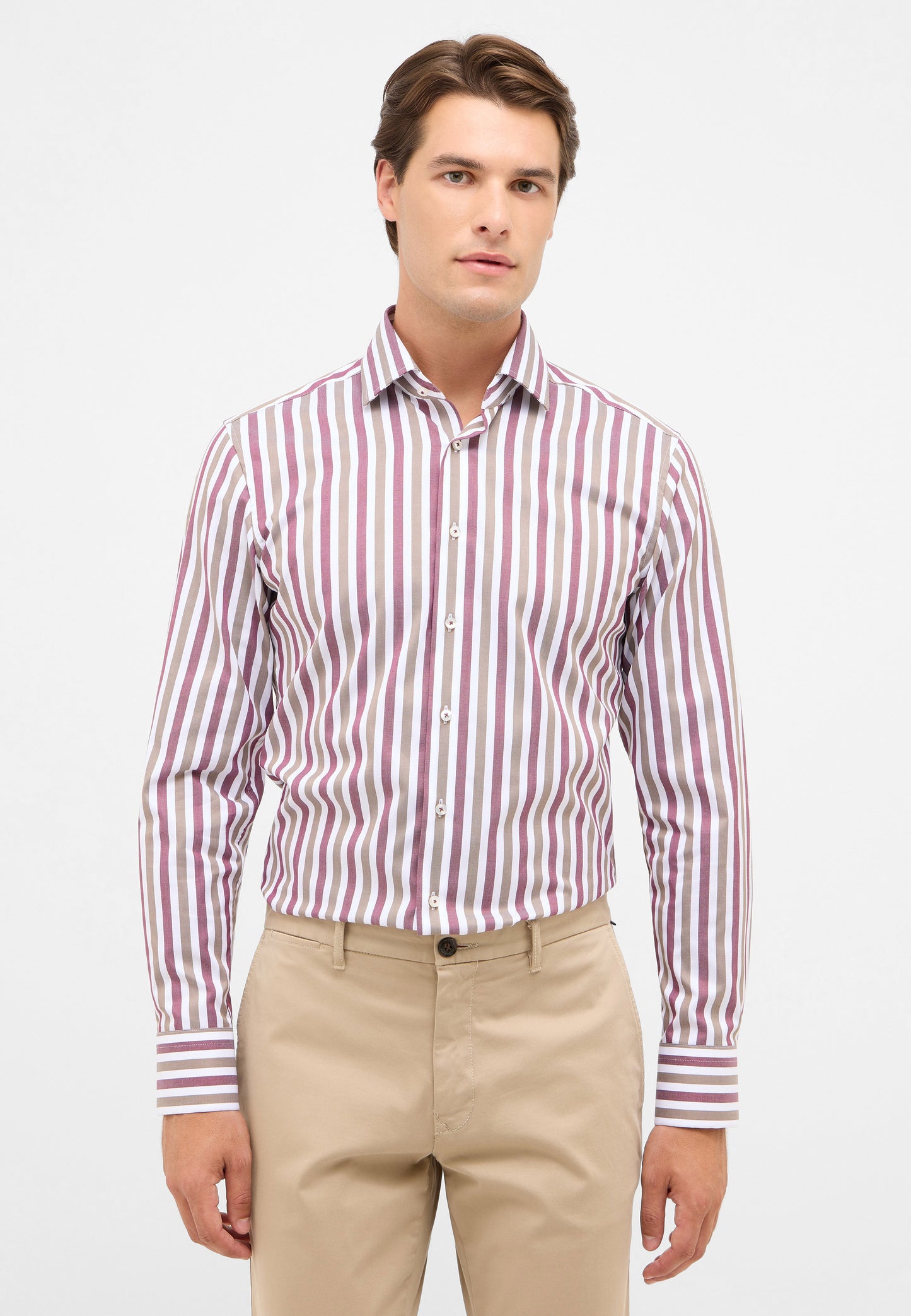 Bold Stripe Twill Slim Fit