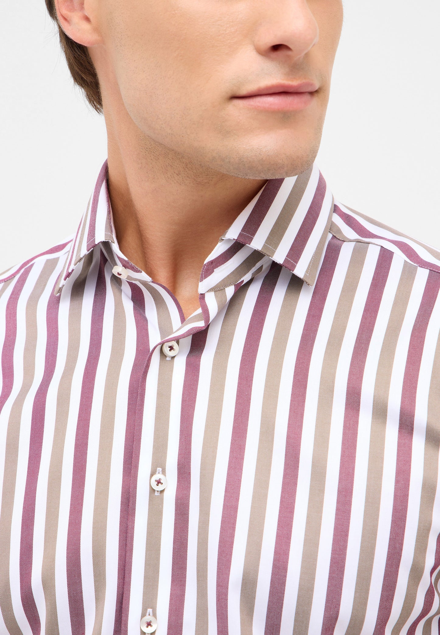 Bold Stripe Twill Slim Fit