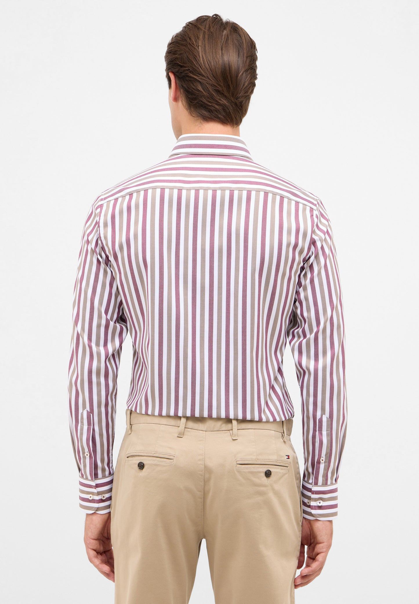 Bold Stripe Twill Slim Fit