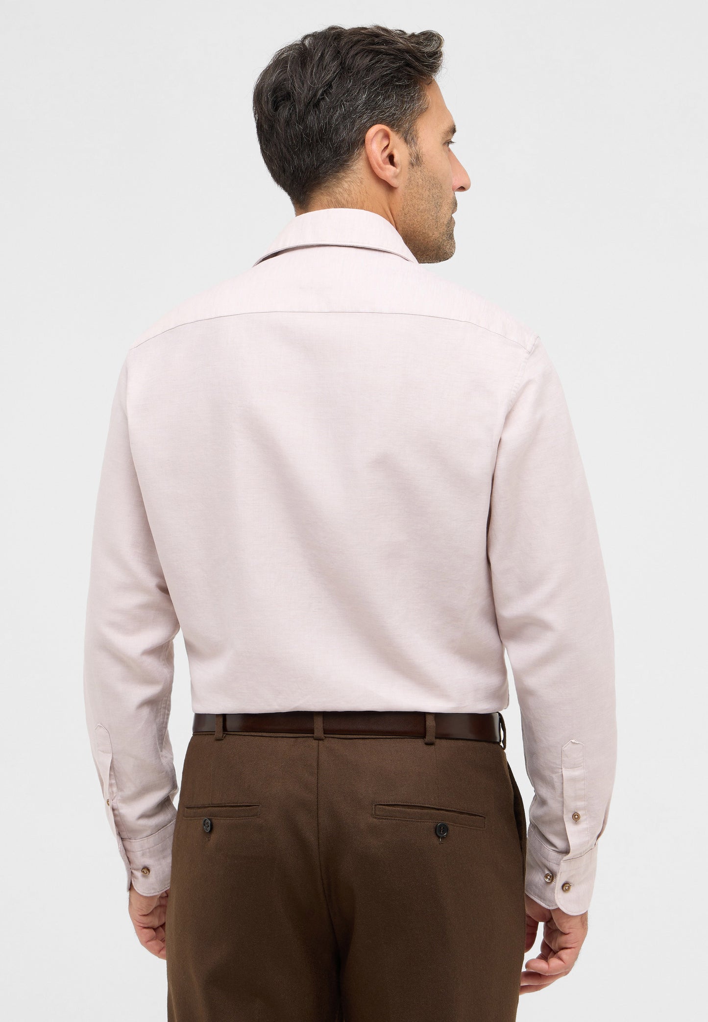 Soft Tailoring Cotton/Linen Twill Modern Fit