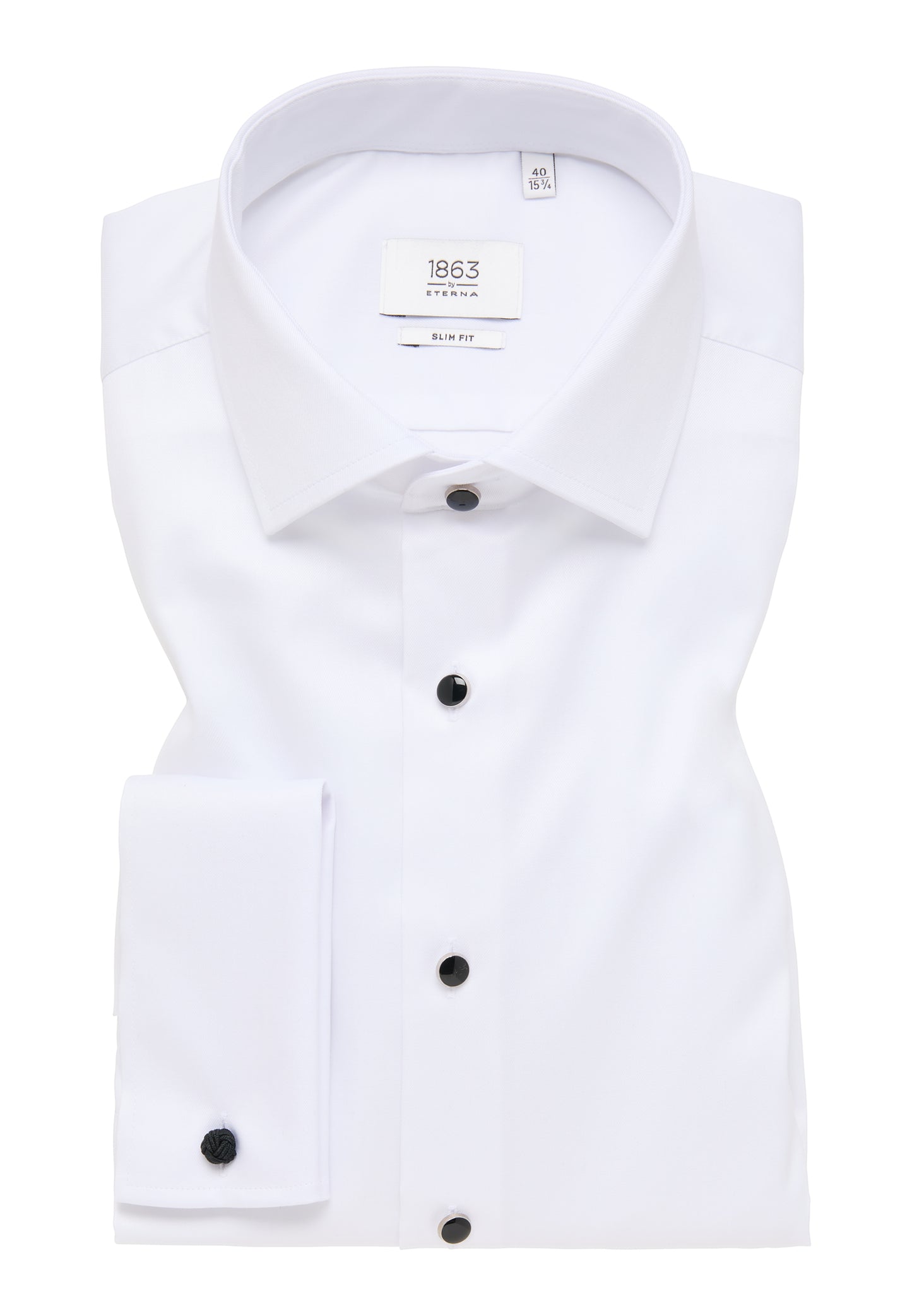 Luxury Shirt Stud Front w/French Cuff Slim Fit