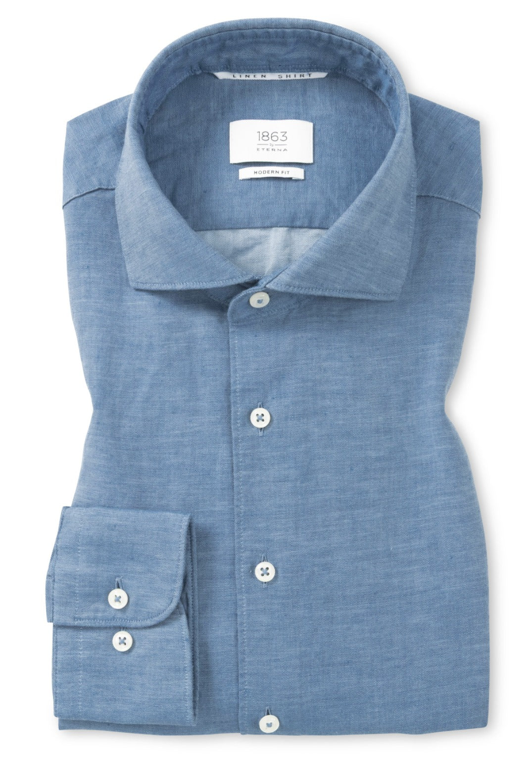 Soft Tailoring Cotton/Linen Twill Modern Fit