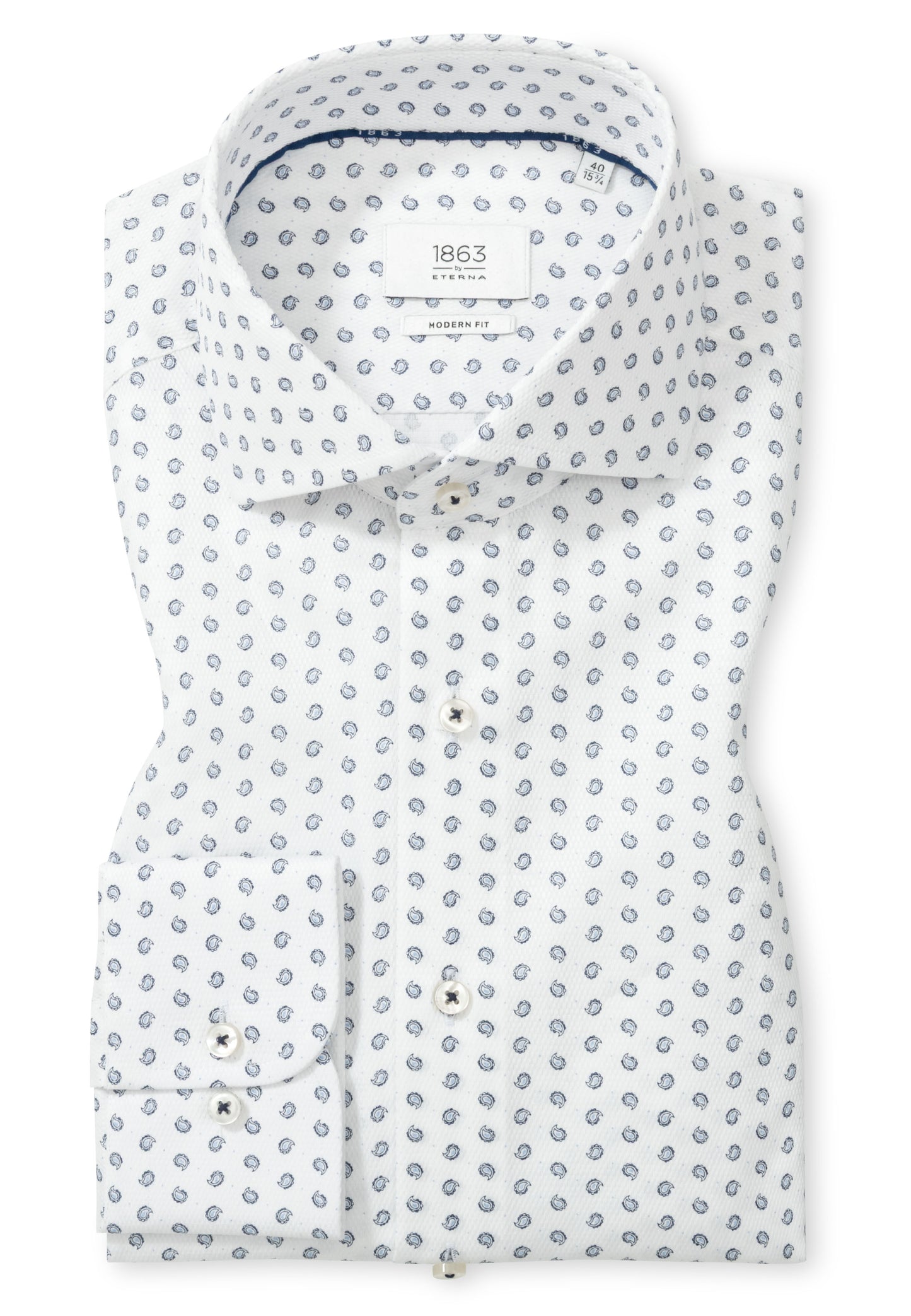 Paisley Micro Print Modern Fit