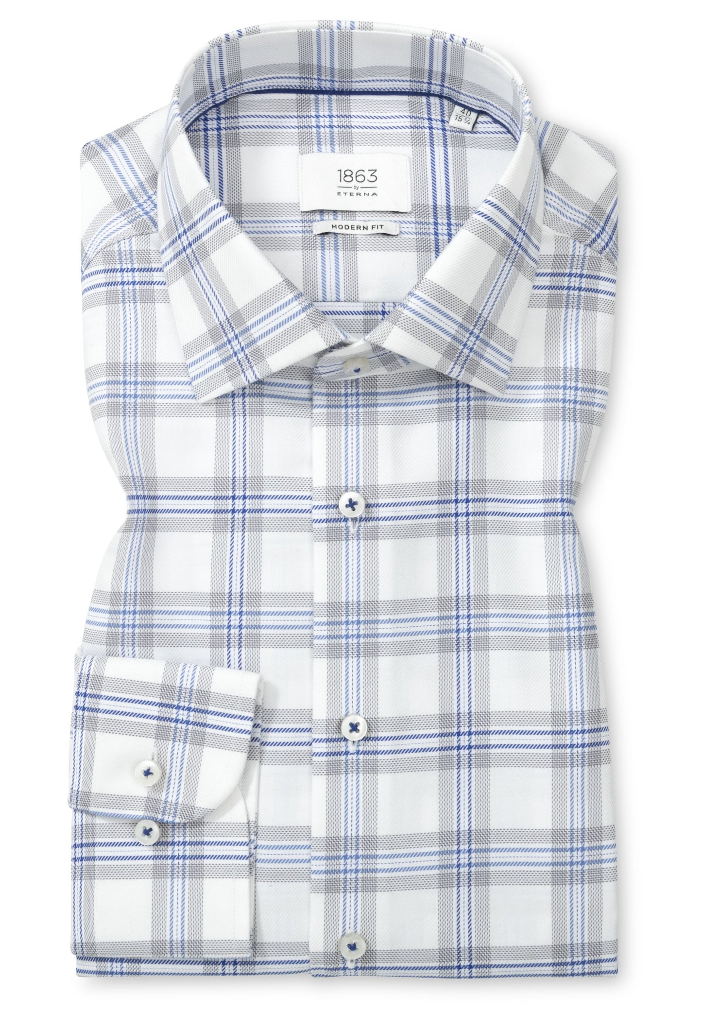 Premium Plaid Twill Modern Fit