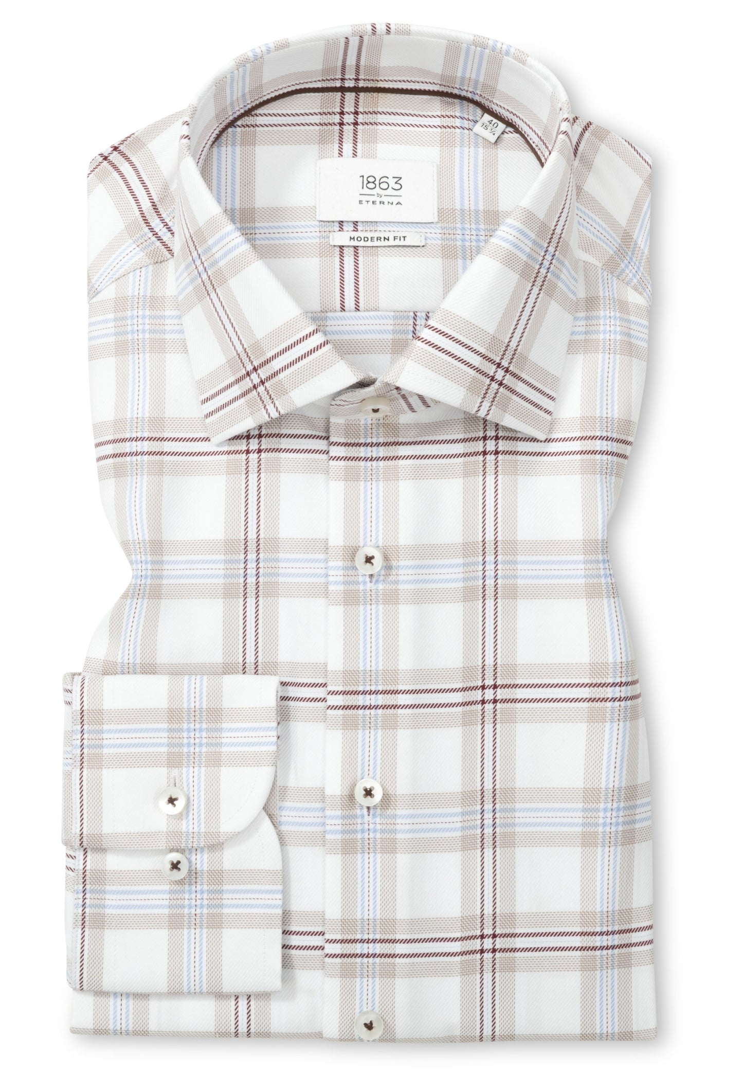 Premium Plaid Twill Modern Fit