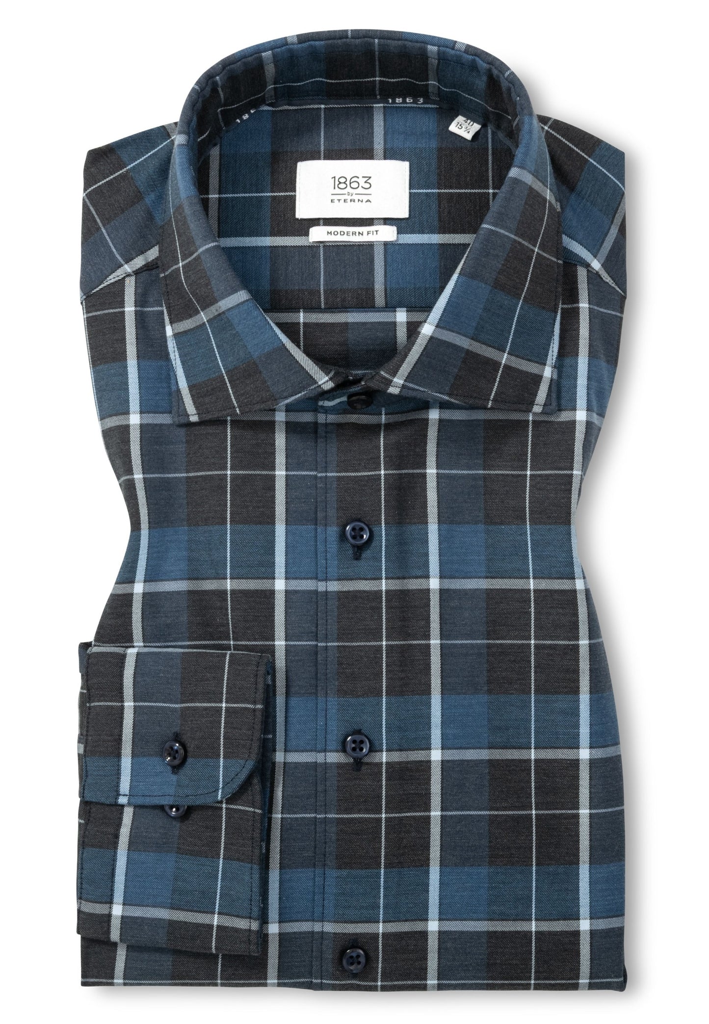 Soft Tailoring Plaid Twill Modern Fit