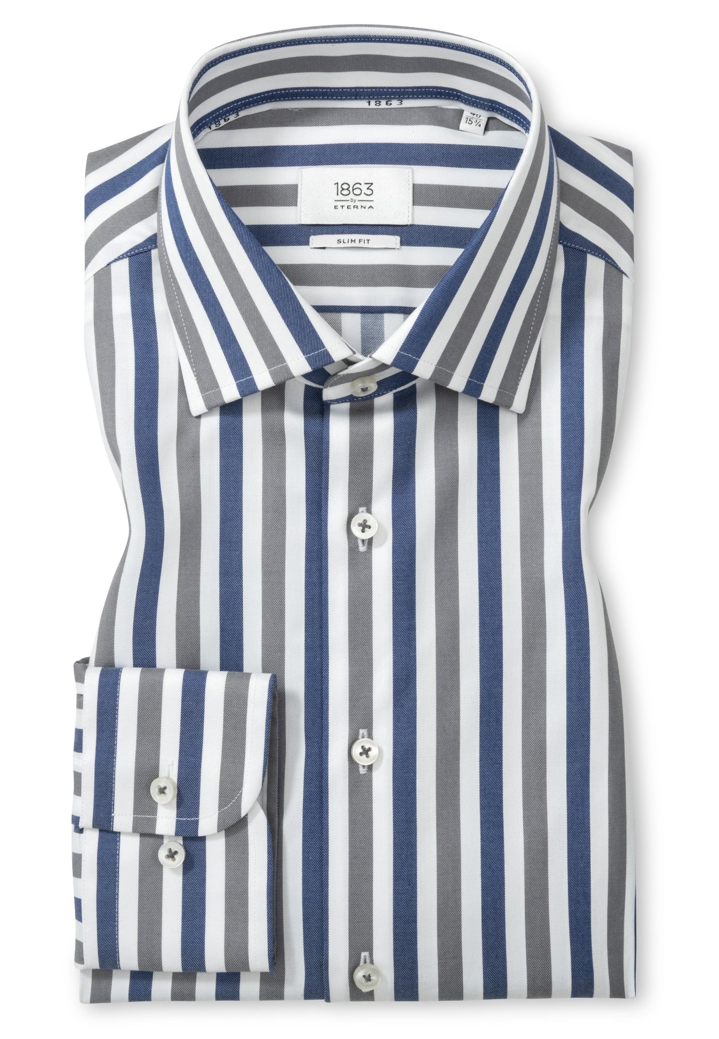 Bold Stripe Twill Slim Fit