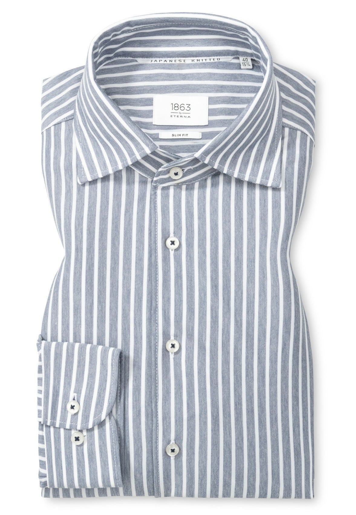 Japanese Knit Stripe Slim Fit