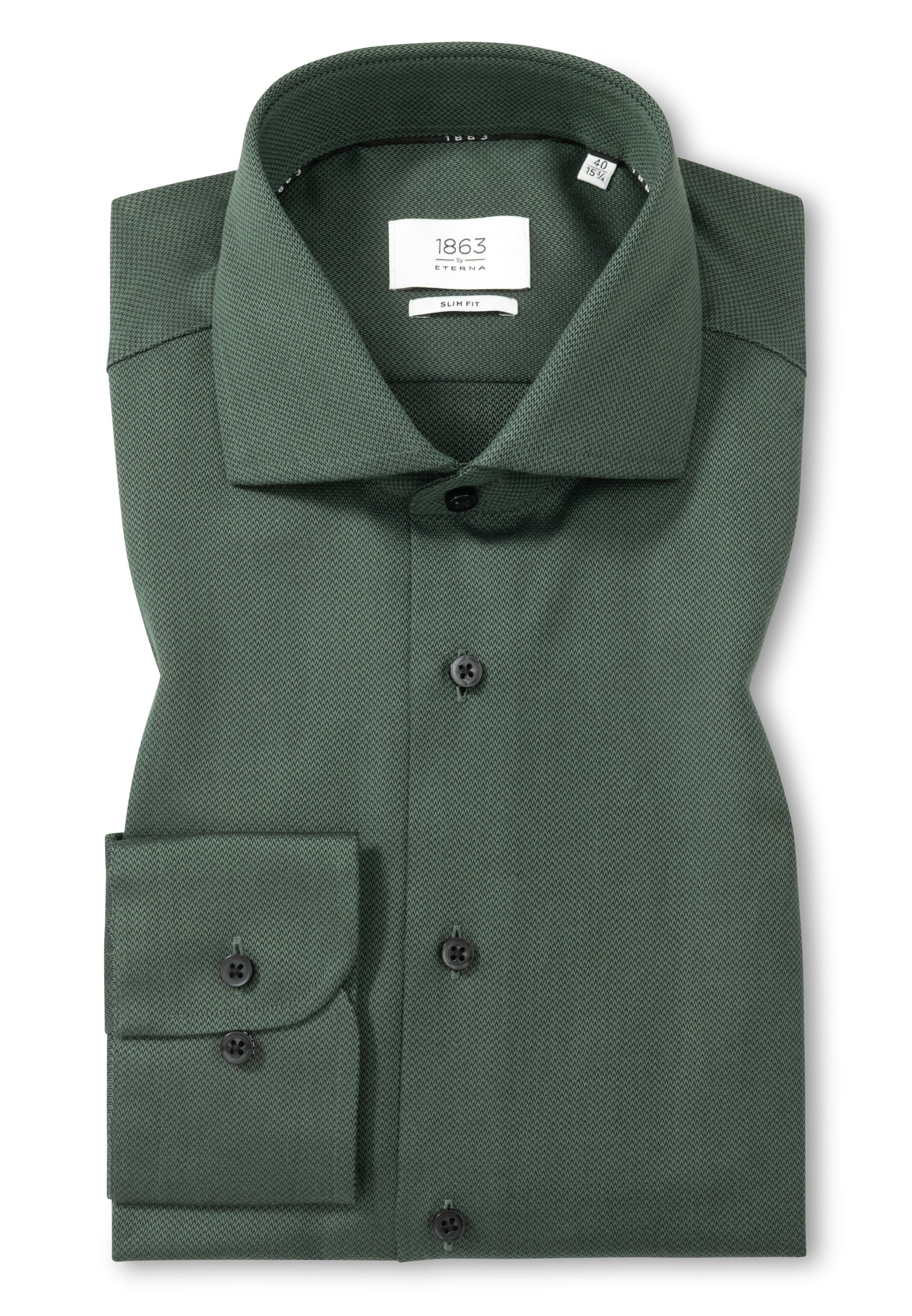Jewel-Tone Twill Slim Fit Eterna Jewel-Tone Twill Slim Fit Eterna