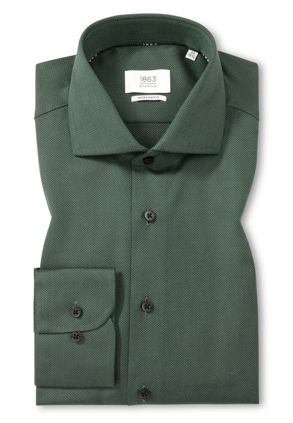 Jewel-Tone Twill Modern Fit