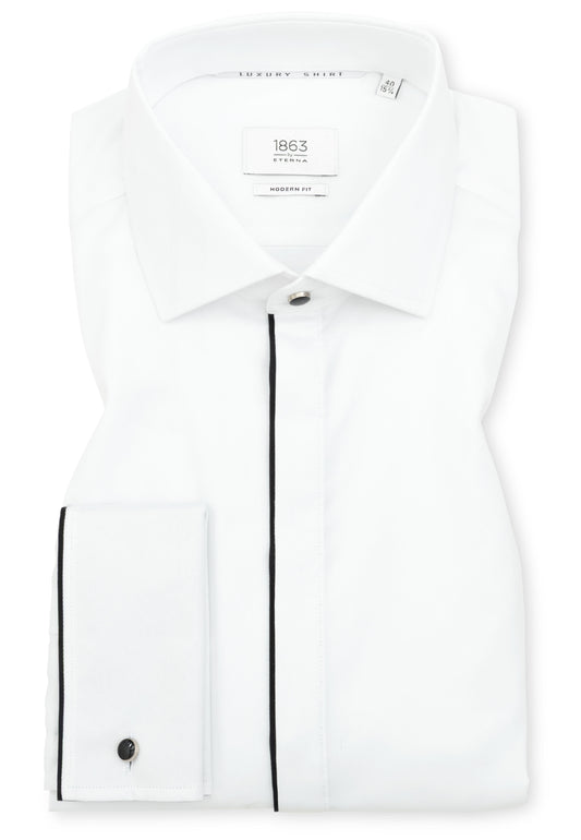 Formal Luxury Shirt w/Covered Placket Modern Fit