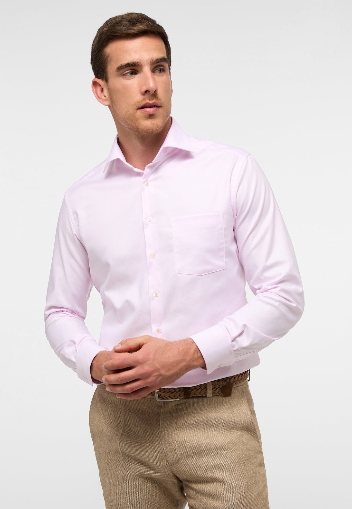 Structured Twill Modern Fit