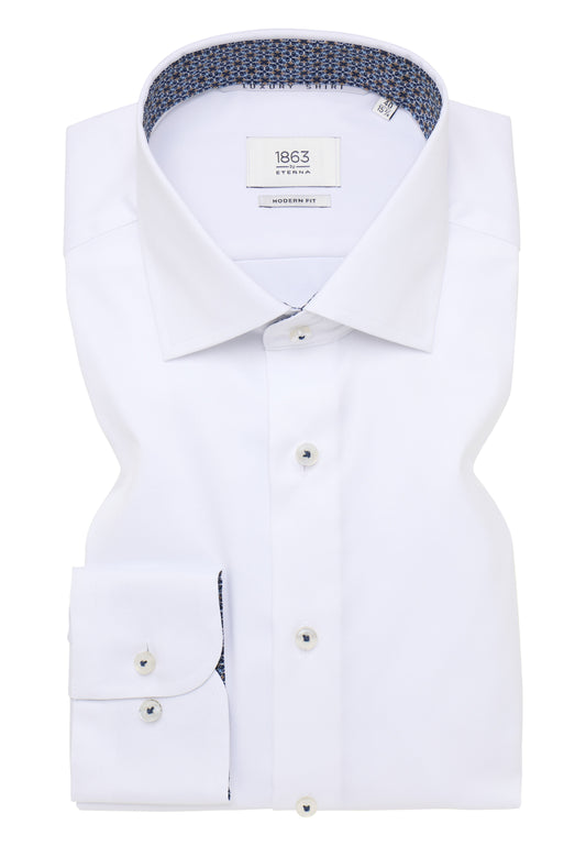 Luxury Shirt w/Contrast Details Slim Fit