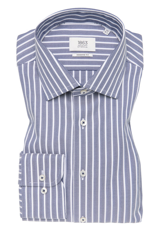 Herringbone Stripe Modern Fit