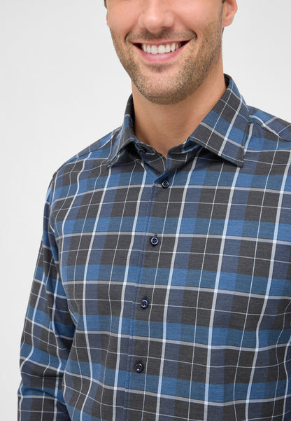 Soft Tailoring Plaid Twill Modern Fit