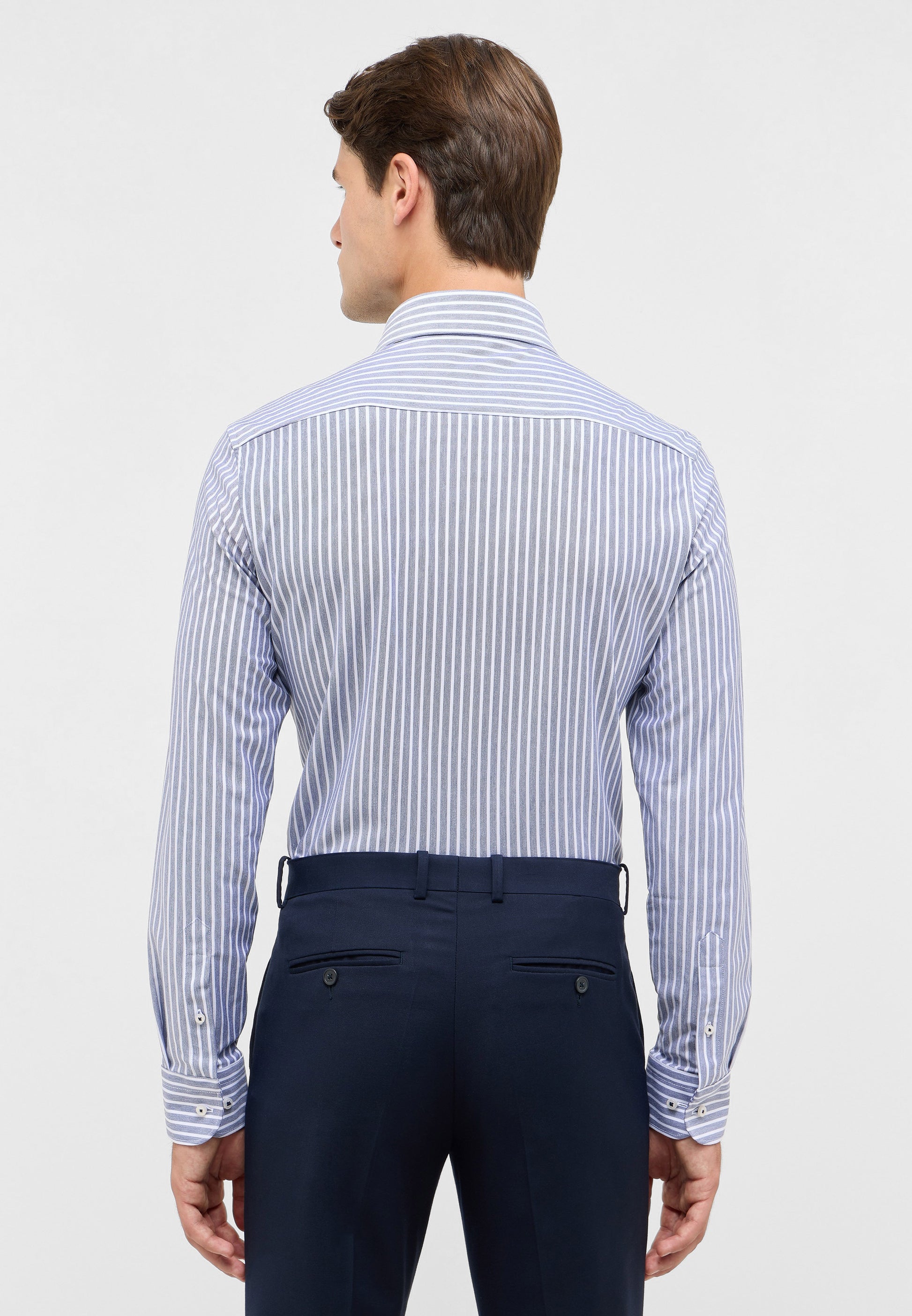 Japanese Knit Stripe Slim Fit Eterna Japanese Knit Stripe Slim Fit Eterna
