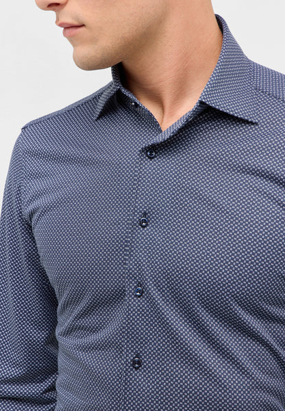 Japanese Knit Print Slim Fit