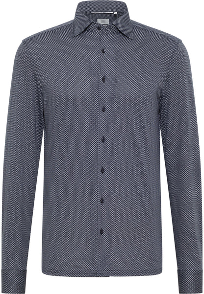 Japanese Knit Print Slim Fit