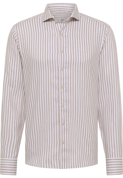 Soft Tailoring Striped Cotton/Linen Slim Fit