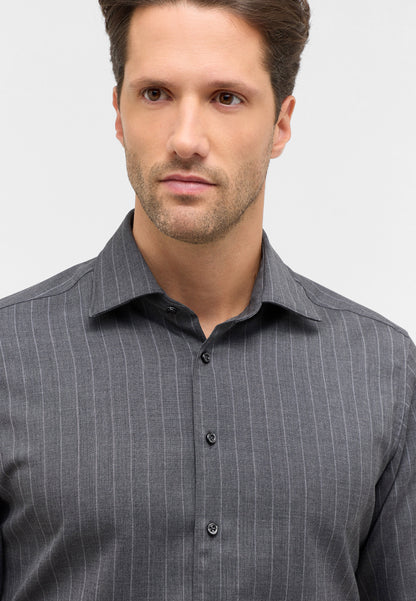 Merino Wool Chalk Stripe Modern Fit