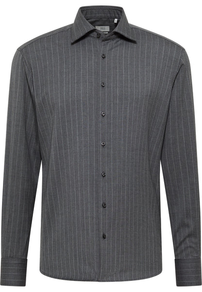 Merino Wool Chalk Stripe Modern Fit
