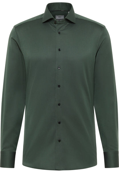 Jewel-Tone Twill Slim Fit