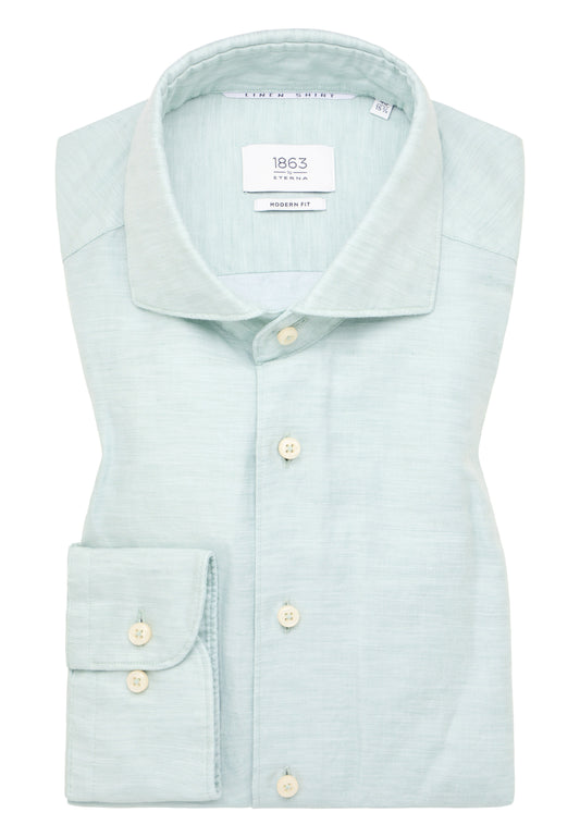 Soft Tailoring Cotton/Linen Twill Modern Fit