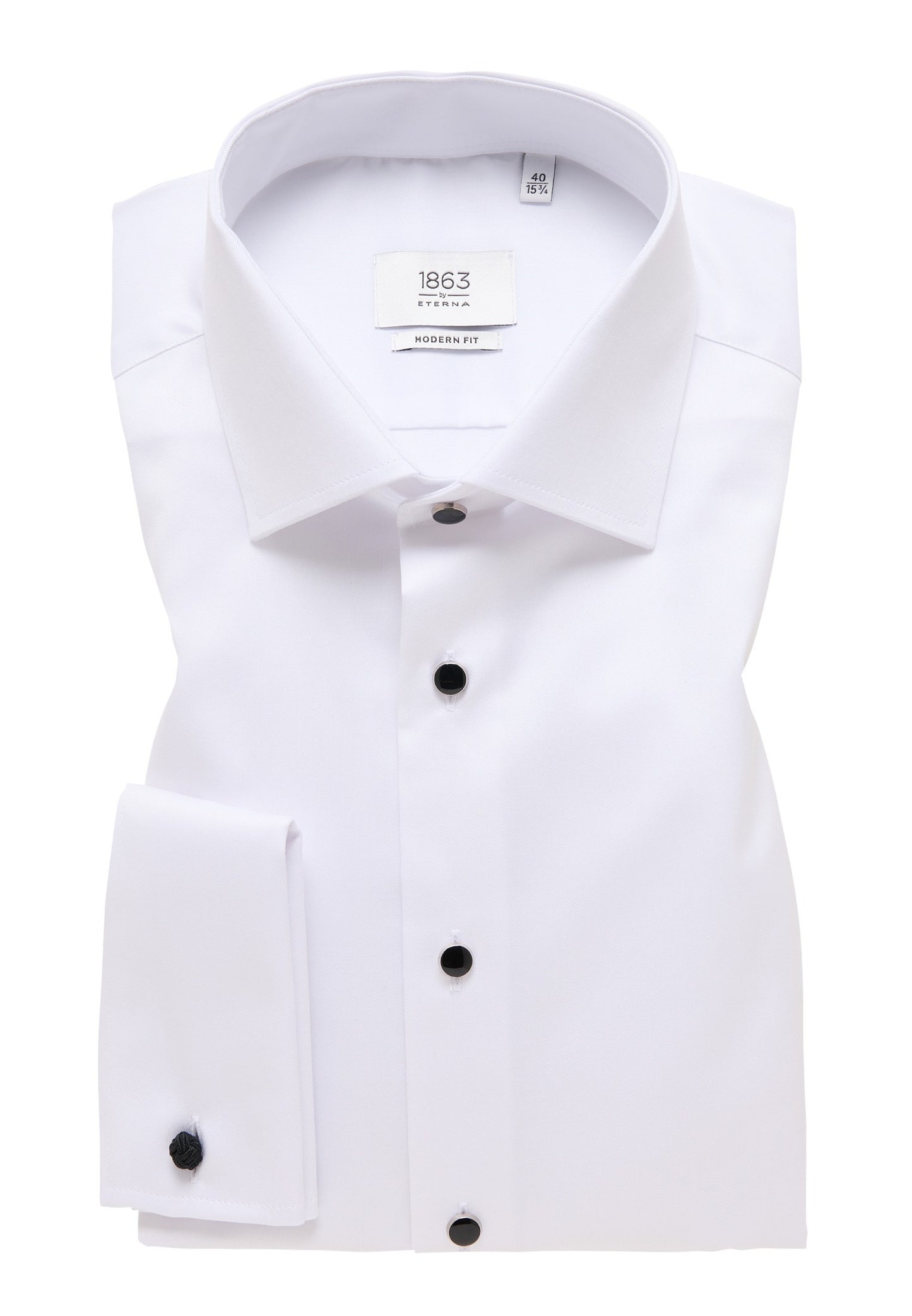 Luxury Shirt Stud Front w/French Cuff Modern Fit