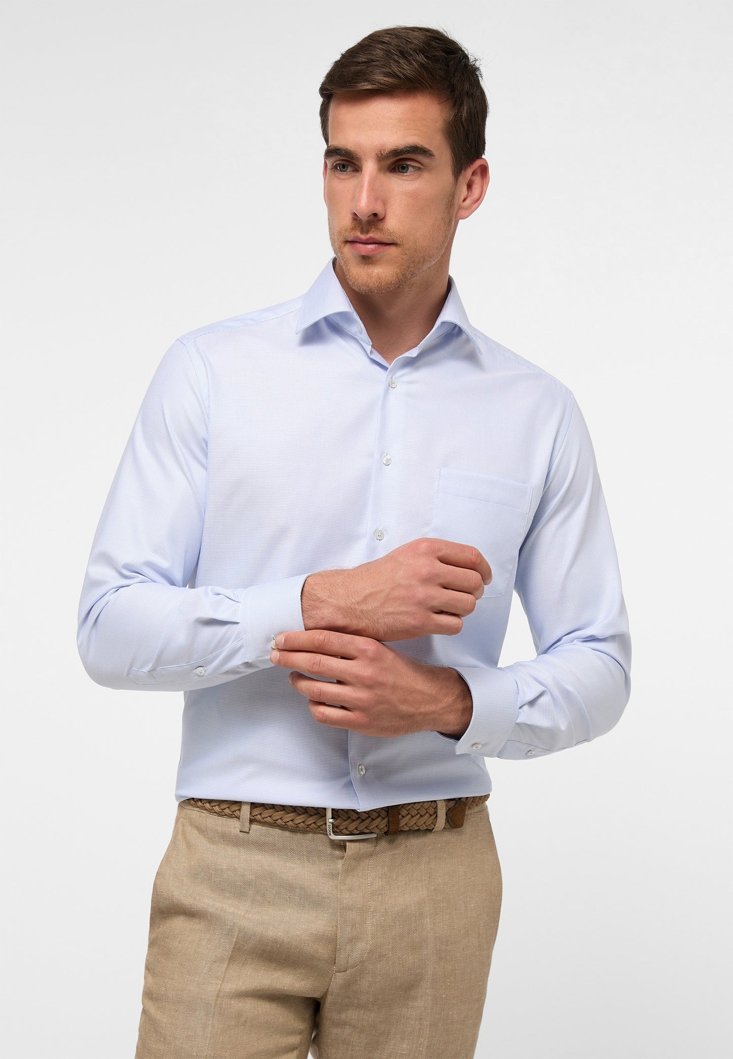 Structured Twill Modern Fit