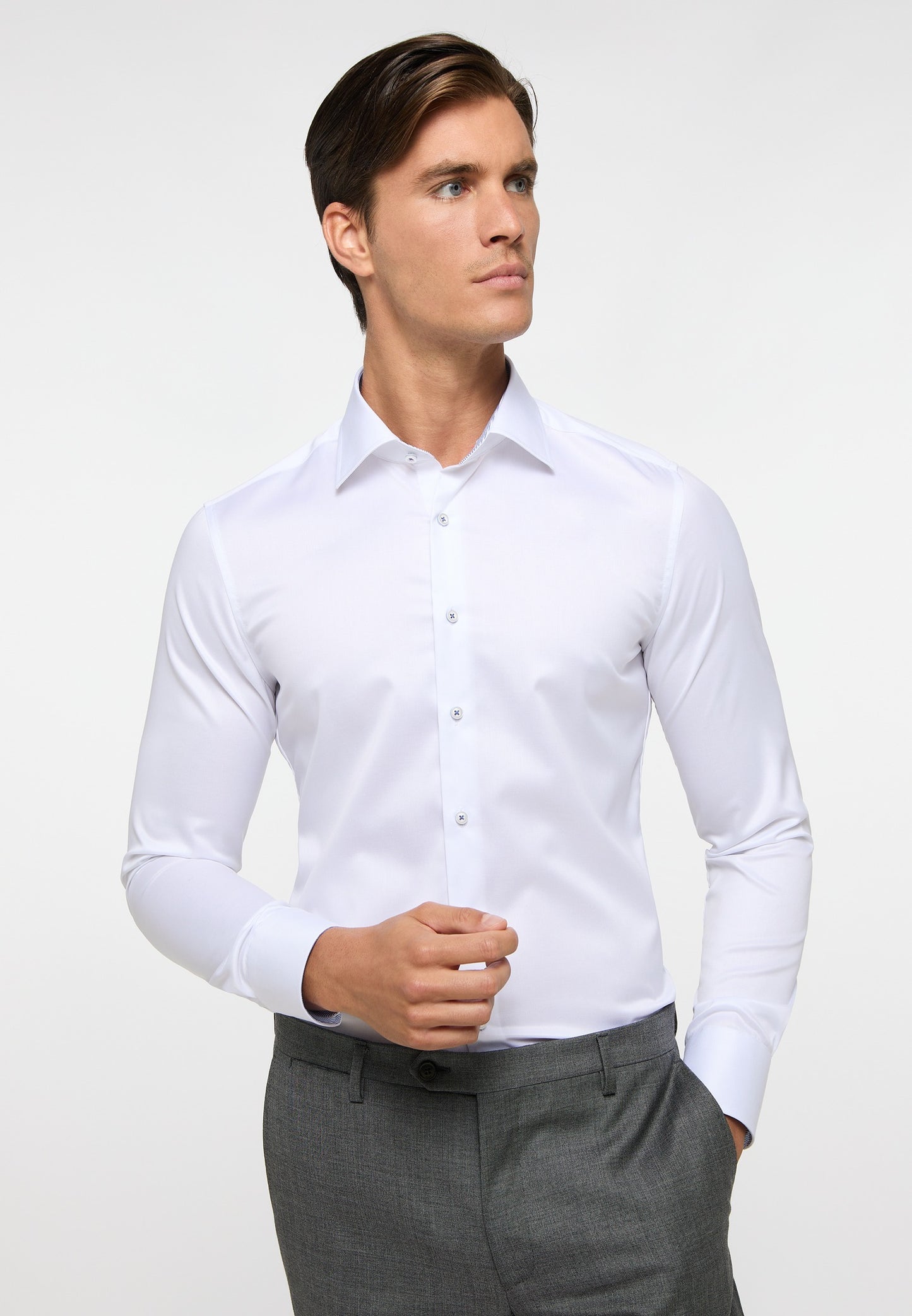 Luxury Shirt Slim Fit w/Contrast Details