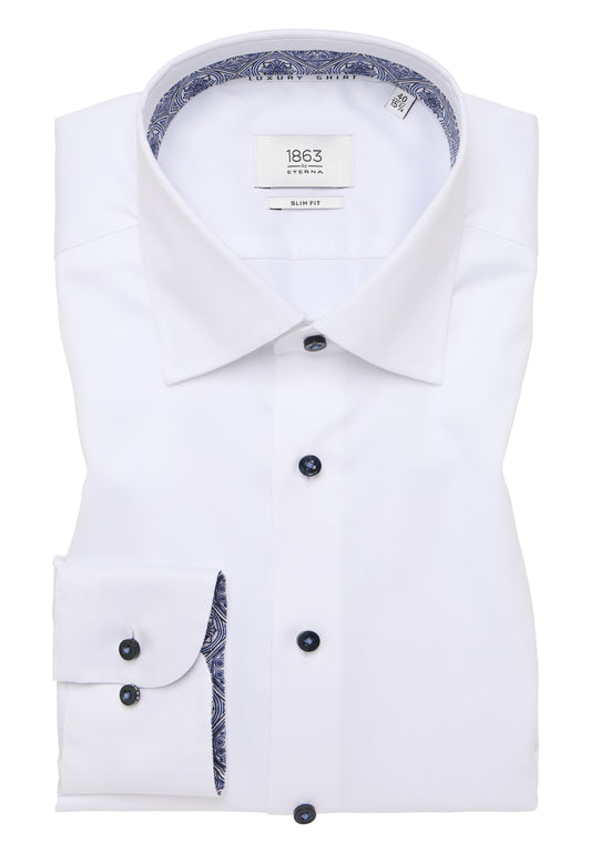 Luxury Shirt w/Contrast Detail Modern Fit