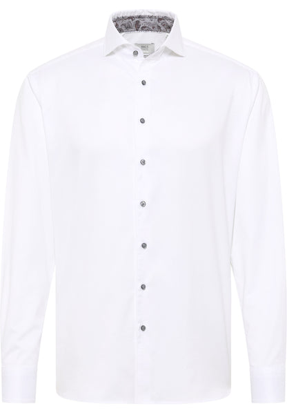 Soft Luxury Shirt Modern Fit w/Contrast Detail