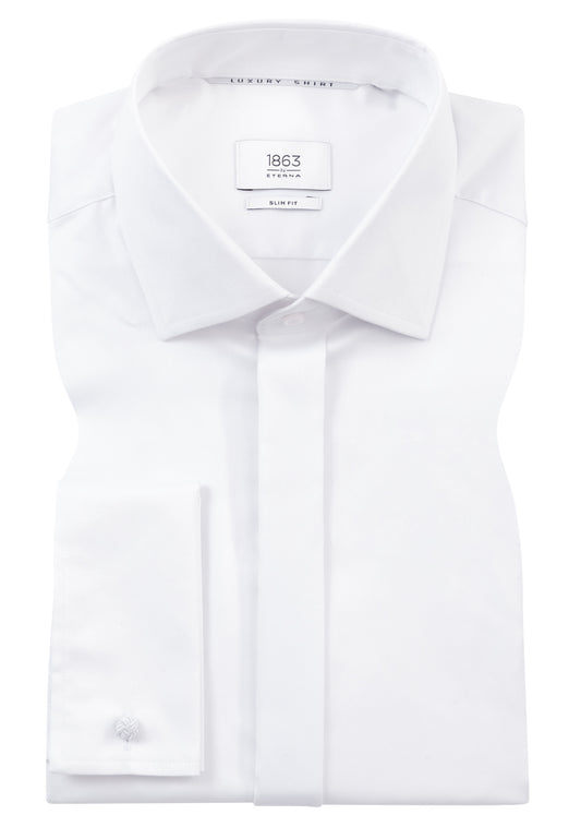 Luxury Shirt Covered Placket w/French Cuff Slim Fit